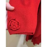 Vintage Laura By Alyzia 2 PC Skirt Suit Red Drop Waist Pleated Skirt Size L/XL Size L Photo 3