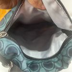 Eddie Bauer   Blue Green Floral  3Zip Travel Bag Light Crossbody Organizer Casual Photo 5