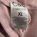 C & C California Womens XL Pink Chrissy Graphic Sunsets Knit Top‎ Long Sleeve Photo 6