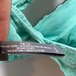 Aerie  lace light green sea foam criss cross X back lace bralette size small Photo 4