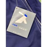 Tek Gear Women's Blue Athletic Bungee Drawstring Cargo Pocket Shorts New Swim L Photo 2