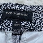Banana Republic • Black & White Aztec Shorts SZ 0 Photo 5