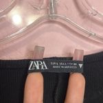 ZARA  Cut-Out Balloon Mini Dress Black. Size L Photo 4