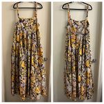 Free People NWT Park Slope Floral Maxi Dress Dark Combo Large Photo 5