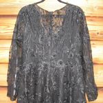 Mac Duggal 204041 Long Sleeve Floral Embellished Cocktail Dress Photo 10