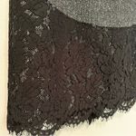 J.Crew J. Crew The Perfect Party Wool Pencil Skirt Women's 4 Gray Black Lace Career Photo 6