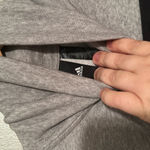 Adidas  Womens grey and‎ black hynek cropped pullover - size small Photo 3