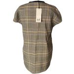 ZARA NWT ~  trf Collection Plaid Side Pockets Zip Front Mini Dress ~ Size MEDIUM Photo 2