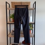 Eileen Fisher  Washable Stretch Crepe MidRise Gray Knit Pull On Straight Pant XXS Photo 5