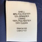 Eliza J NWT  Ruffle Front Sleeveless Floor Length Gown in Navy Blue Photo 8