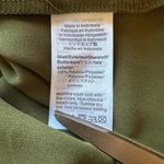 J.Crew NEW  Olive Green V-Neck Sleeveless Blouse Medium | Boxy Relaxed Draped Top Photo 5