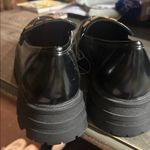 ARULA Black Loafers with Gold Chain Accent Size 9.5 Photo 2