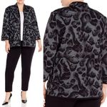 Misook  Plus Animal-Print Knit Jacket, NWT, Size 1X Photo 7