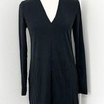 Trouve XS Black Long Sleeve Plunge V Photo 0