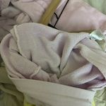 Sandro  Paris‎ Tie Dye Ombré Pastel Sweatpants Size Medium FR 38 Wide Leg Photo 4