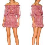 MISA Los Angeles Washed Rose Pink Danae Floral Blouson Mini Dress Sz XS NWT Photo 6