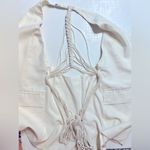 NWT SABINA MUSÁYEV LINCOLN VEST dress ivory, size XS White Photo 7