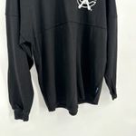 Spirit Jersey NEW Blackhawks Oversized Long Sleeve T-Shirt Black Women's S Photo 2