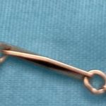 Vintage gold with clear crystals chain. 18 in long. Beautiful necklace. Photo 3