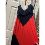 Vince Camuto Colorblock Chevron Maxi Dress Photo 3