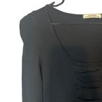 Prairie Underground Black Long Sleeve Layered Front Bodycon Dress Women Sz S Photo 3