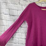 Threads 4 Thought Longsleeve hi lo flowy top w/ side slits & drop shoulder sz S Photo 4