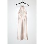 NWT Significant Other Vienna Satin Halter Gown Dress Women's Blush Size 10 Photo 1