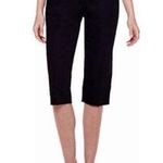 Worthington  Easy Care Black Cropped Dress Pants Size 4 Petite Business Zipper Photo 0