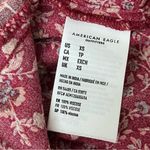 American Eagle  Paisley Boho Mini Dress XS Long Sleeve Smocked Waist Beach Photo 8