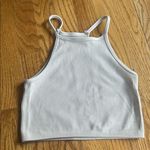 Classic Ribbed Cream Tank Top White Size undefined Photo 0