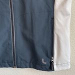 Lole Lolë Floral Full Zip Vest Grey & White Women’s Size Medium Photo 2