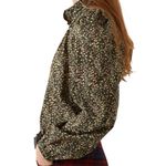 Alix of Bohemia Annabel Moonflower Green Floral Bell Sleeve Shirt Sz Large $420 Size M Photo 3