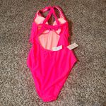 Eomenie One Piece Swimsuit Cut Out Ruched Tummy Control Hot Pink M Size M Photo 5
