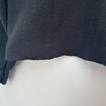 Black Gildan App State Sweatshirt‎ cutoff hem Yellow Photo 2