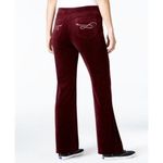 Style & Co NWT Womens Velour Boot Leg Bling Pocket Pants - Sz S Photo 1