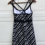 Soybu Women’s Dress Tahiti Black White Tie Dye Straps Strappy Medium Photo 2