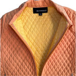 Weatherproof Vintage soft orange quilted coat, waterproof lining, Size L Photo 4