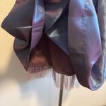 Studio Y Vintage Y2K Purple Blue Iridescent Ruffle Strapless Formal Mini Dress Photo 4