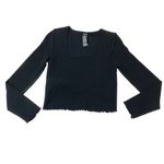 Sweaty Betty Mindful Seamless Long Sleeve Top - Black - 8 Photo 7