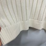 A New Day NWOT Cream Ribbed Women's Sweater xl open knit long sleeve Photo 7
