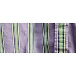 Ralph Lauren Women's Size 2X Purple Green Stripe ButtonUp Long Sleeve Classic Photo 6
