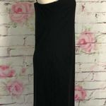 AFRM fauna black ribbed tanks midi dress Size L Photo 2