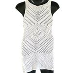 Miss Lulo Women's White Crochet Sleeveless Tank Top Beach Cover Photo 6