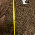 Pendleton Women’s Vintage  100% Shetland Wool Fill-zip Cardigan L BrownOrange Photo 6