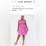 Lane Bryant  Smocked-Bodice Tank Dress 👗 Photo 3