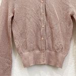 Missoni Rose Mauve Glitter Button Front Knit Cardigan Sweater Size 38 US2 Photo 9