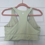 Apana green yellow twist front racerback sports bra Photo 1