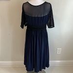 Kiyonna Twirl and Swirl Cocktail Dress Navy Black Size undefined Photo 3