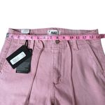 Paige Women's Christy Cargo Tapered High Rise Cuffed in Vintage Garden Rose 27 Photo 6