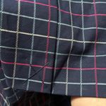 Tommy Hilfiger Navy and Pink Checkered Pencil Skirt Preppy Size 10 Knee Length Photo 3